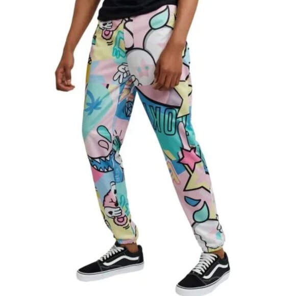 NWT Reason Brand Kawasaki Allover Print Drawstring Joggers - Original Packaging - Picture 2 of 7